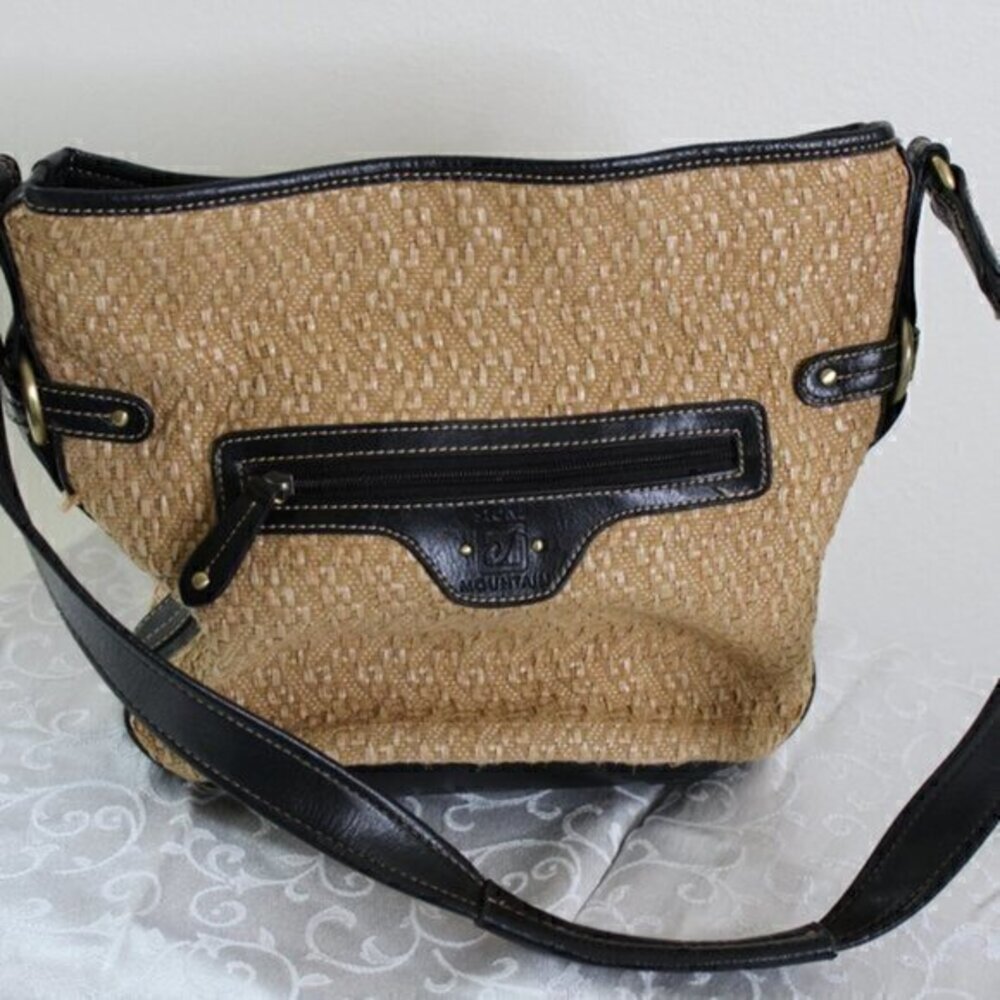 Stone Mountain bag tan "like wicker"bohemian bag
